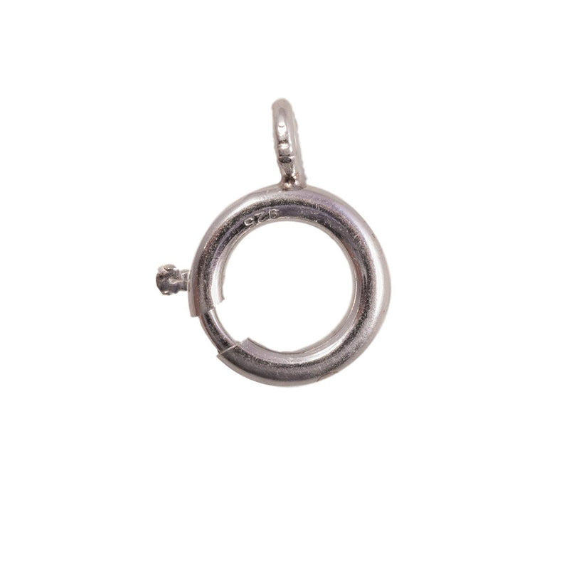 Sterling Silver 9.0mm Spring Rings - Pack of 6 - Otto Frei