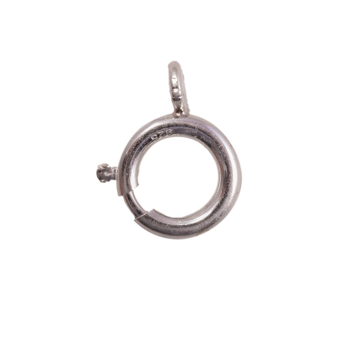 Sterling Silver 9.0mm Open Top Spring Ring Clasps | WR Cobb — Otto Frei