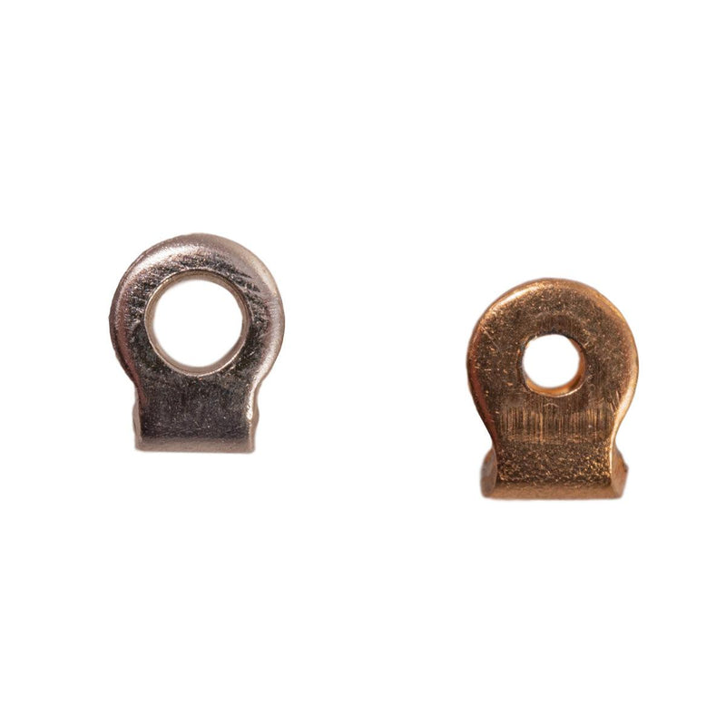 Sterling Silver & Yellow Gold Filled Cuff Link Plain-Joints Only - One Pair - Otto Frei