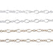 Sterling Silver & Yellow Gold Filled  Long & Short Cable Chain 2.8mm-5 Ft. (60 Inch) Pack - Otto Frei