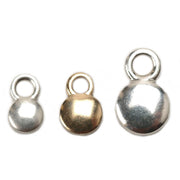 Sterling Silver & Yellow Gold Filled Pad Eyes - Packs of 12 - Otto Frei