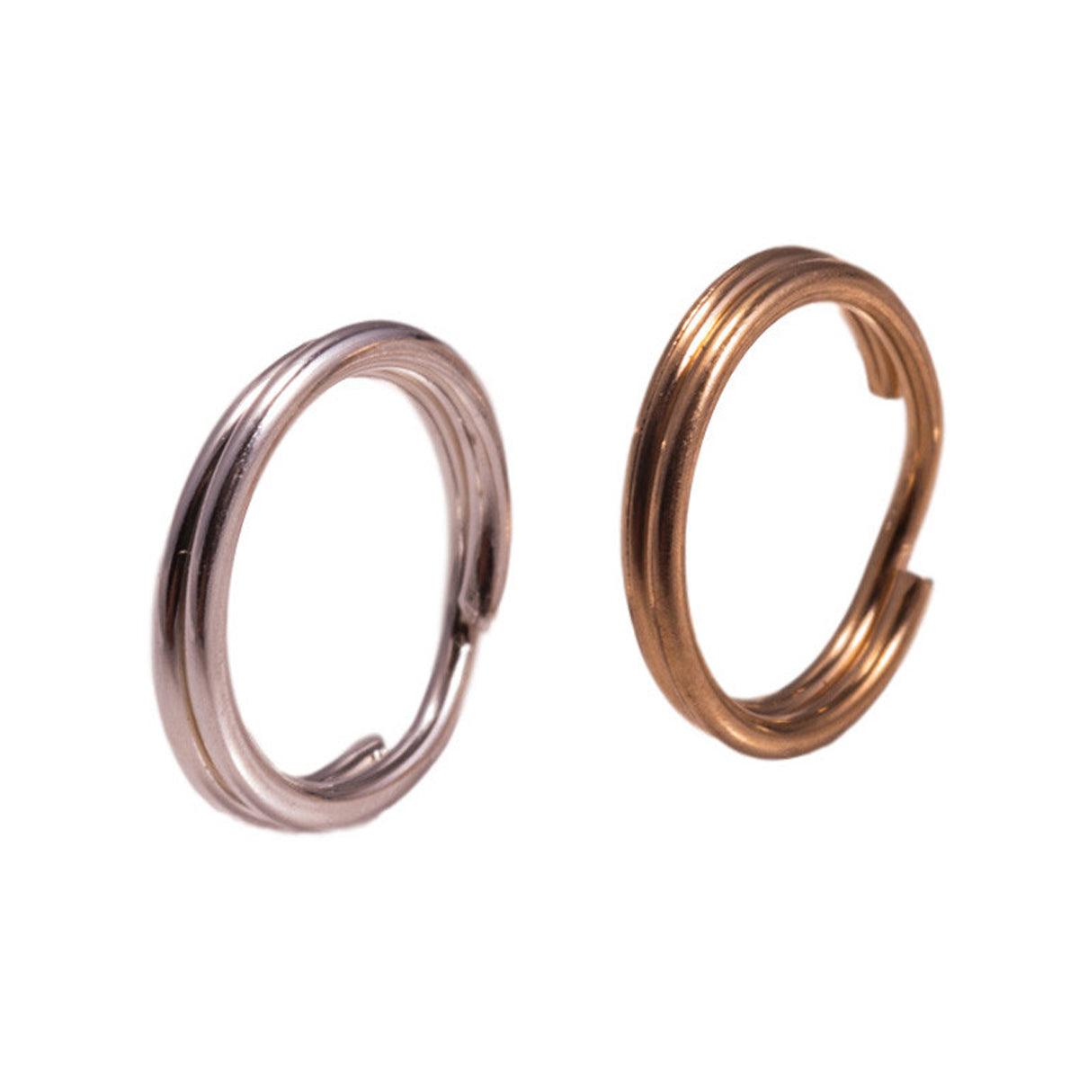 Round Split Rings Sterling Silver & Gold Filled | Pack of 12 — Otto Frei
