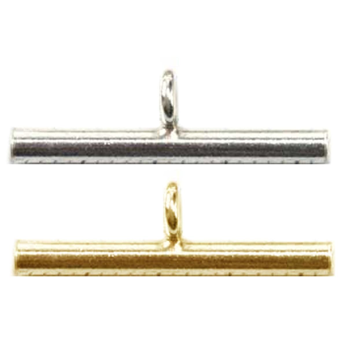 Sterling Silver & Gold Filled Toggle Bars 21.1mm x 6.7mm | Findings ...