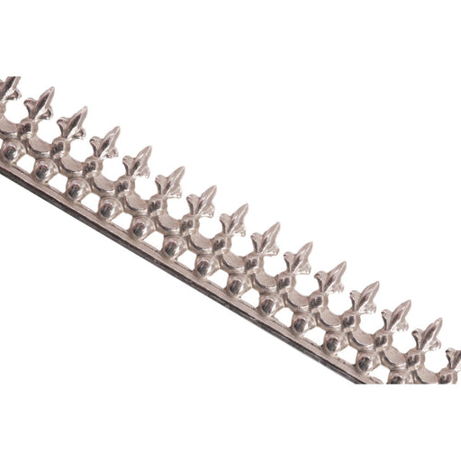 Sterling Silver Ball and Fleur Gallery Wire 7.7mm x 1.0mm 12" Lengths - Otto Frei