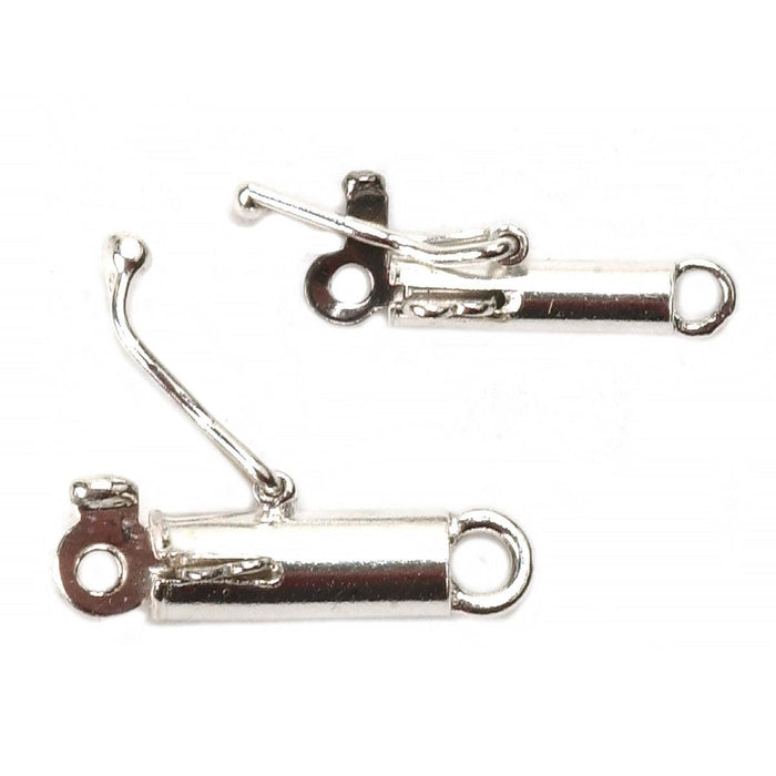 Sterling Silver Barrel Clasps - Pack of 3 - Otto Frei