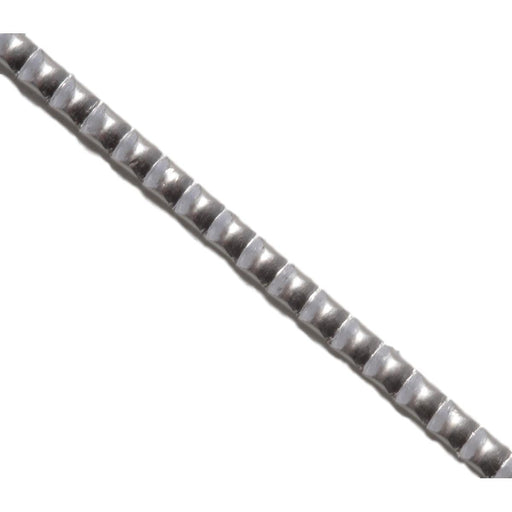 Sterling Silver Beaded Pattern Wire 1.5mm x 1.0mm-12" Lengths - Otto Frei