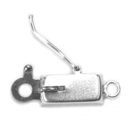 Sterling Silver Box Clasp with Safety - Otto Frei