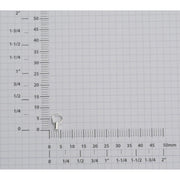 Sterling Silver Crimp Endcap with Large Ring - Pack of 12 - Otto Frei