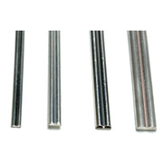 Sterling Silver Double Half-Round Wire-12" Lengths - Otto Frei