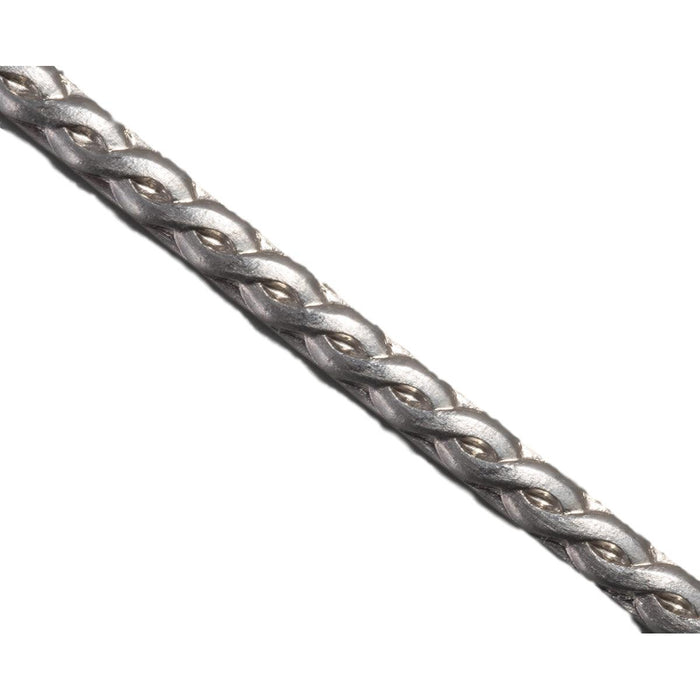 Sterling Silver Flat Pattern Wire-Twist Rope- 3.0mm Wide X 1.4mm