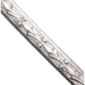 Sterling Silver Fleur De Lis Pattern Wire 3.8mm x 1.2mm-12" Lengths