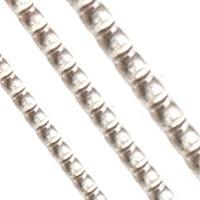 Sterling Silver Halfbead Wire 12" Lengths - Otto Frei