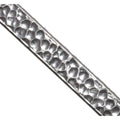 スターリングシルバー 槌目ワイヤー 4.0mm x 1.5mm 12"の長さ