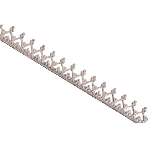 Sterling Silver Inverted Heart Gallery Wire 4.5mm x 0.70mm 12" Lengths - Otto Frei