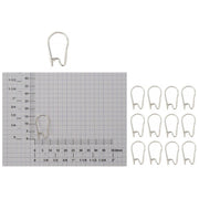 Sterling Silver Kidney Wire 0.51mm diameter - Pack of 12 - Otto Frei