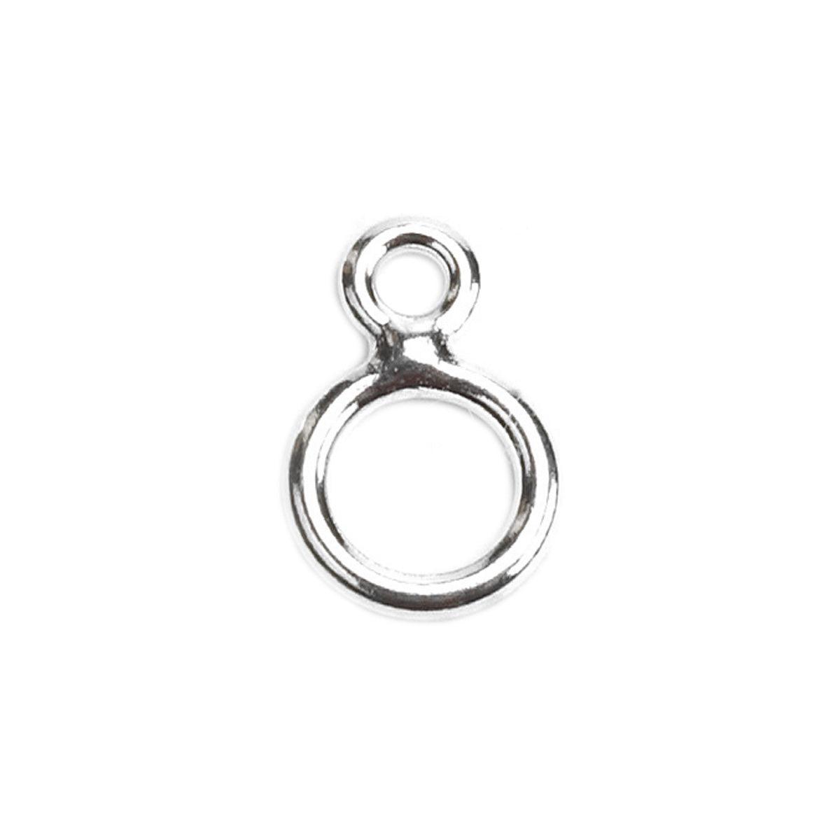 Sterling Silver Large Attach Rings - Pack of 12 | OttoFrei.com — Otto Frei
