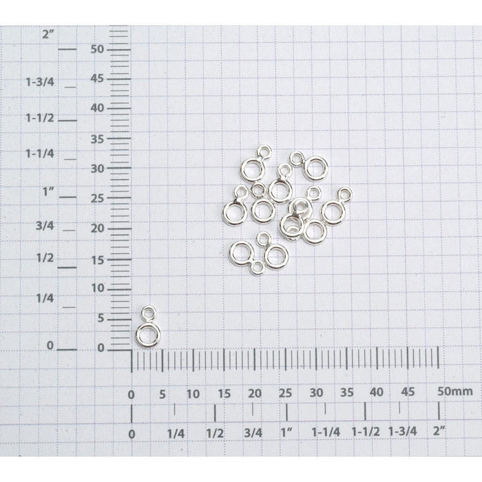 Sterling Silver Large Attach Rings - Pack of 12 | OttoFrei.com — Otto Frei