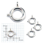 Sterling Silver Large Spring Rings - Otto Frei