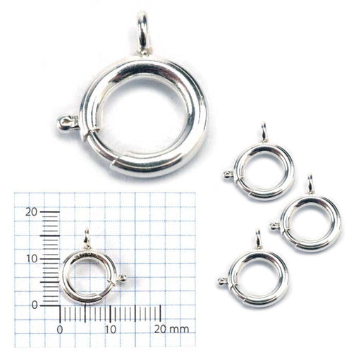Sterling Silver Large Spring Rings - Otto Frei