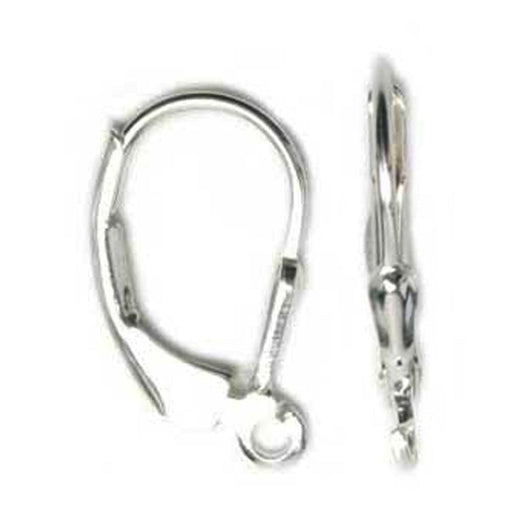 Sterling Silver Lever Backs Tear Drop with Ring - Pack of 12 - Otto Frei
