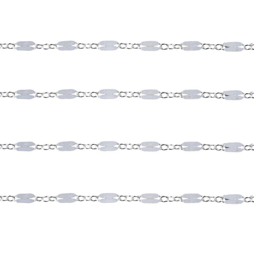 Sterling Silver Long & Short Chain 2.4mm- 5 Ft. (60 Inch) Pack - Otto Frei