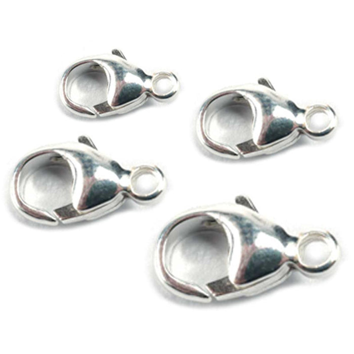 Sterling Silver Oval Lobster Claws - Packs of 3 - Otto Frei