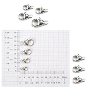 Sterling Silver Oval Lobster Claws - Packs of 3 - Otto Frei