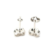 Sterling Silver Pearl & Stone Post & Extra Heavy Nut - Pack of 2 - Otto Frei