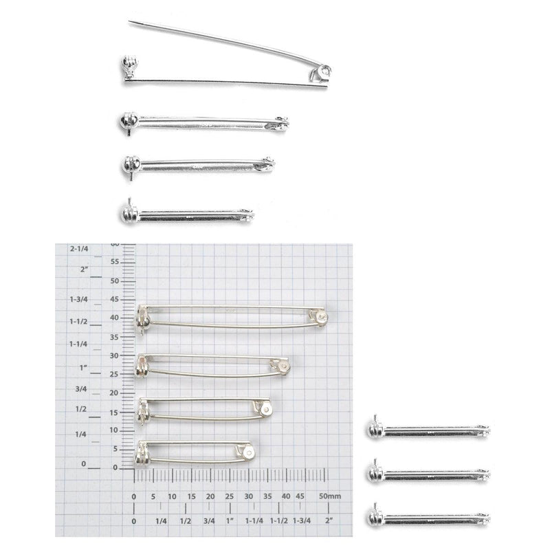 Ltl Pin Back Sterling Silver Pin Backs, 1–2 in | Ready to Solder — Otto Frei