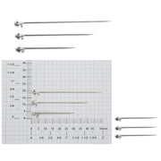 Sterling Silver Pinstems with Rivet - Packs of 3 - Otto Frei