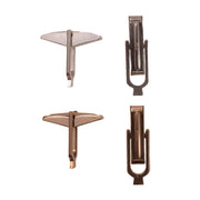 Sterling Silver Plain Cuff Links - One Pair - Otto Frei