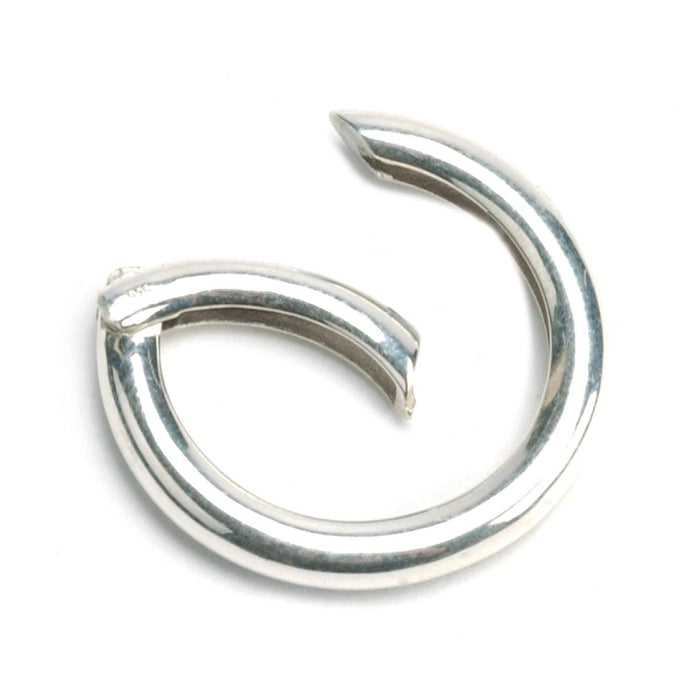 Sterling Silver Plain Infinity Circle Clasps - Otto Frei