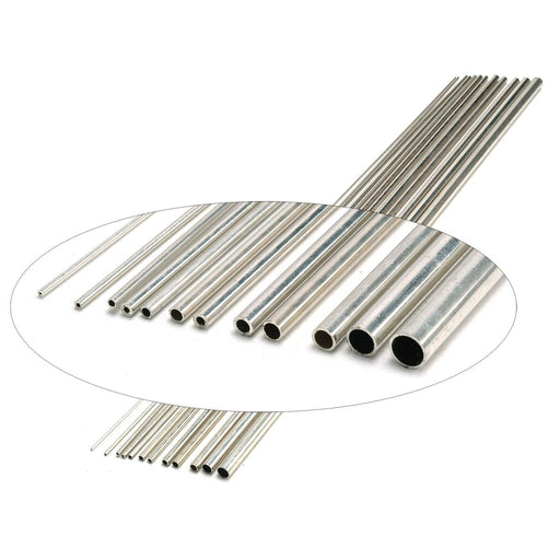 Sterling Silver Round Tubing - Sold In 3" Lengths - Otto Frei