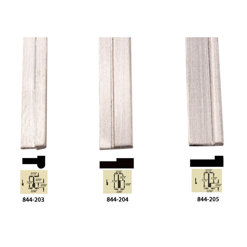 Sterling Silver Stepped Bezel Strip Wire 12" Lengths - Otto Frei