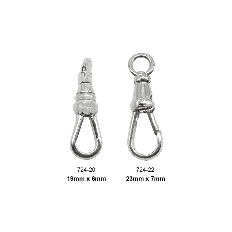 Sterling Silver Swivels-2 Types - Otto Frei