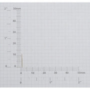 Sterling Silver Threaded Earring Posts .034" x .437" - Pack of 12 - Otto Frei