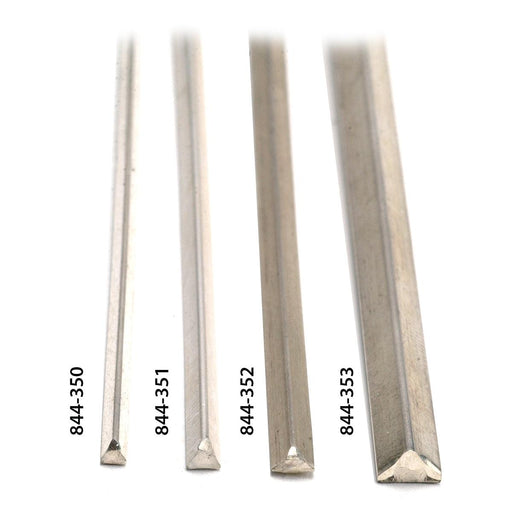 Sterling Silver Triangle Wire-12" Lengths - Otto Frei