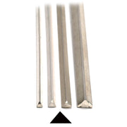 Sterling Silver Triangle Wire-12" Lengths - Otto Frei