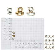 Sterling Silver Up Eyes - Packs of 12 - Otto Frei