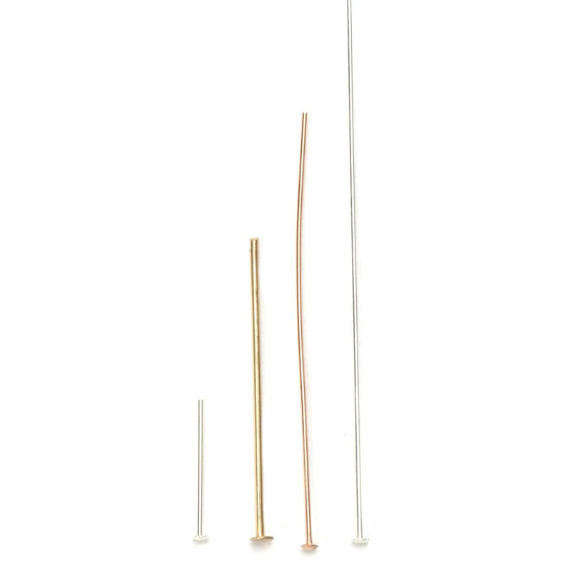 Sterling Silver, Yellow Gold Filled & Pink Gold Filled Pad Wires - Pack of 12 - Otto Frei