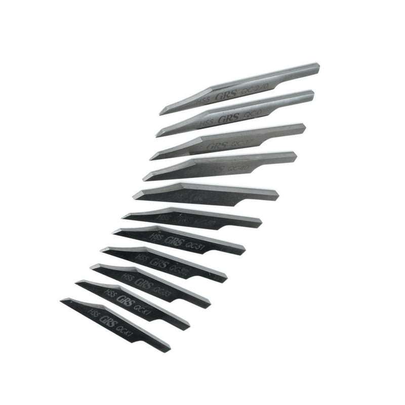 Stone Setters GRS 022-580 Quick Change Graver Kit X12 - Otto Frei