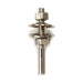 Straight Threaded Mandrel with 2 Nuts-1/4" Diameter Shank - Otto Frei