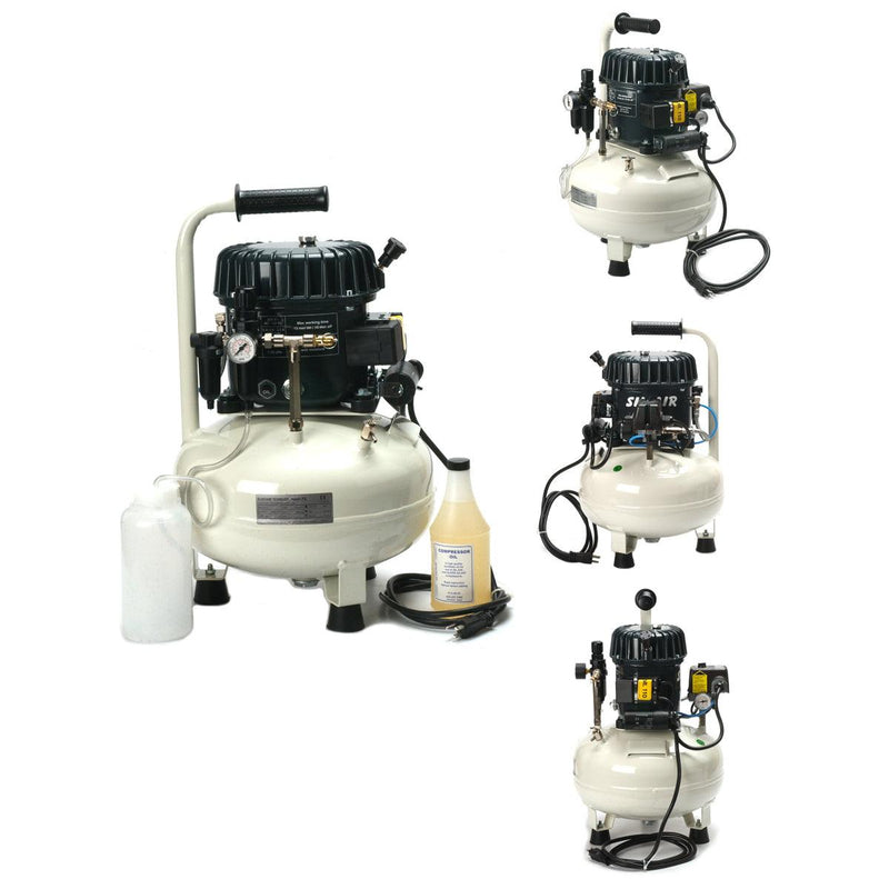 Super Silent Val-Air 50-15AL Air Compressor 1/2 HP-4 Gallon Tank - Otto Frei