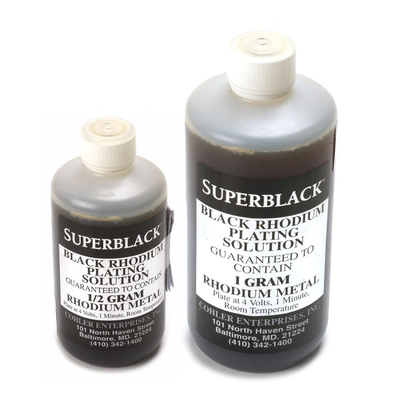 Superblack Black Rhodium Plating Solution - Otto Frei