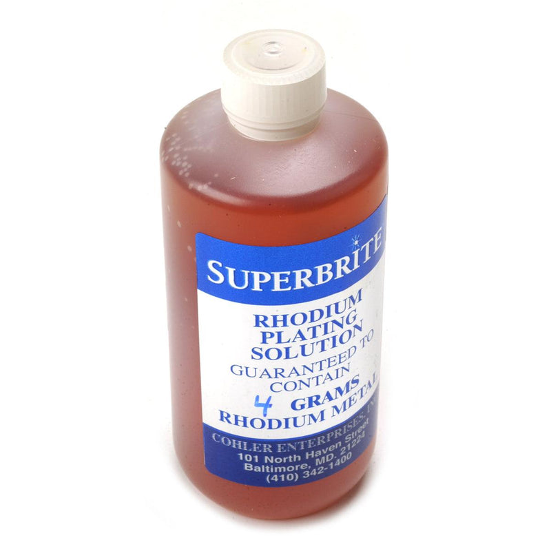 Superbrite 4 Gram Per Pint Rhodium Plating Solution - Otto Frei