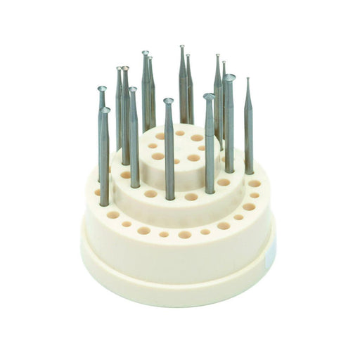Swiss 70 Degree Shallow Hart Bur Kit 15 Pieces 1.00mm To 3.50mm - Otto Frei