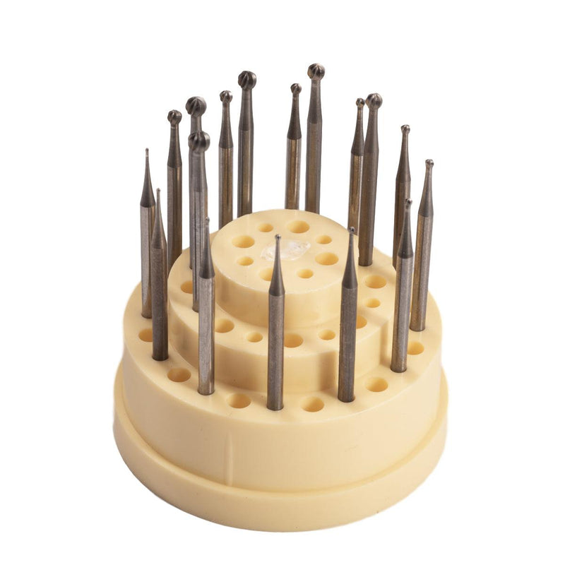 Swiss Ball Bur Kit-17 Piece-0.5mm to 3.0mm - Otto Frei