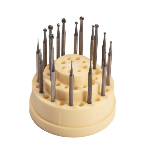 Swiss Ball Bur Kit-17 Piece-0.5mm to 3.0mm - Otto Frei