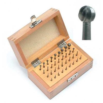 Swiss Ball Bur Master Kit-36 Piece In Wood Box - Otto Frei