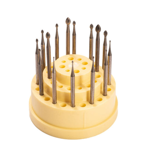 Swiss Bud Bur Kit 15 Pieces. 0.60mm To 3.10mm - Otto Frei